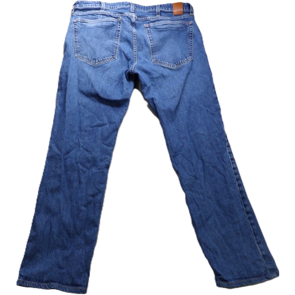 Aviator USA Men Relaxed Travel Jeans Blue Cotton Modal Stretch Denim Pants 38x30